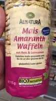 Mängden socker i Mais Amaranth Waffeln mit Reis & Leinsamen