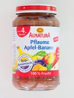 Mängden socker i Pflaume Apfel-Banane