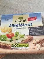 Mängden socker i Bio Eiweißbrot, 0,25 KG, 5 Scheiben á