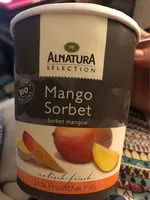 Mängden socker i Sorbet mangue