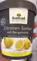 Mängden socker i Sorbet citron avec bergamote