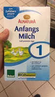 Mängden socker i Anfangs Milch