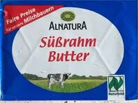 Mängden socker i Süßrahm Butter