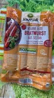 Mängden socker i Vegan Rote Bratwurst aus seitan