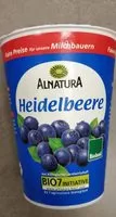 Mängden socker i Heidelbeer Joghurt