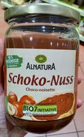 Mängden socker i Schoko-Nuss Choco-noisette Bio