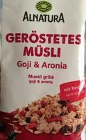 Mängden socker i Geröstetes Müsli Goji, Mit Reissirup