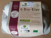 Mängden socker i 6 Bio-Eier