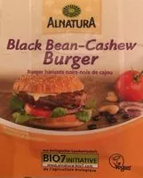 Mängden socker i Alnatura Black Bean cashew Burger
