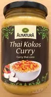 Mängden socker i Alnatura Thai Curry Kokos 325ML