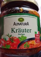 Mängden socker i Alnatura Bio Tomatensauce Kräuter