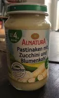 Mängden socker i Pastinaken mit Zucchini und Blumenkohl
