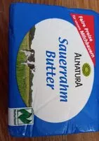 Mängden socker i Sauerrahm Butter