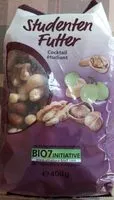 Mängden socker i Studenten Futter- Cocktail étudiant