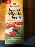Mängden socker i Infusion aux fruits pour enfant alnatura