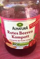 Mängden socker i Compote de fruits rouges