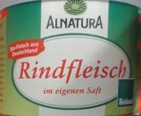 Mängden socker i Rindfleisch im eigenen Saft