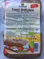 Mängden socker i Toast Brötchen