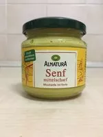 Mängden socker i Mittelschscharfer Senf