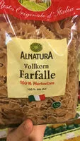 Mängden socker i Vollkorn Farfalle No. 37
