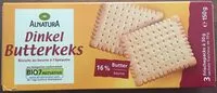 Mängden socker i Dinkel Butterkeks