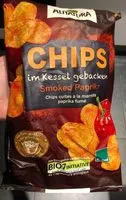 Mängden socker i Chips smoked Paprika