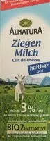 Mängden socker i Ziegenmilch, mind. 3% Fett, ultrahocherhitzt, homogenisiert