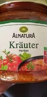 Mängden socker i Tomatensoße Kräuter