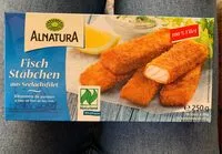 Mängden socker i Fischstäbchen aus Seelachsfilet