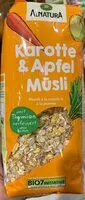 Mängden socker i Karotte & Apfel Müsli