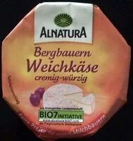 Mängden socker i Bergbauern Weichkäse