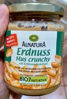 Mängden socker i Ernuss Mus Crunchy