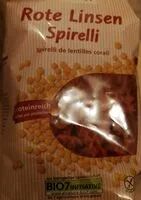 Mängden socker i Rote Linsen Spirelli