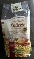 Mängden socker i Schwäbische Spätzle
