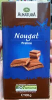 Mängden socker i Nougat Praliné