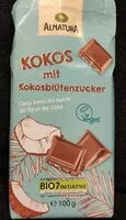 Mängden socker i Alnatura Kokos mit Kokosblütenzucker
