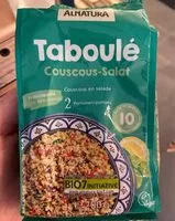 Mängden socker i Taboulé couscous-Salat