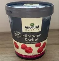 Mängden socker i Himbeere Sorbet