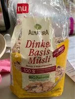 Mängden socker i Dinkel basis müsli