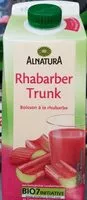 Mängden socker i Alnatura boisson a la rhubarbe