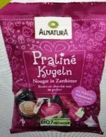 Mängden socker i Alnatura boules en chocolat noir au praliné