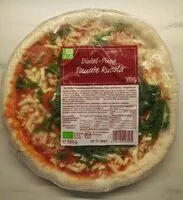 Mängden socker i Dinkel pizza tomate rucola