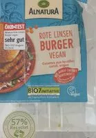 Mängden socker i Rote Linsen Burger Vegan