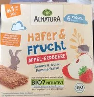 Mängden socker i Alnatura riegel