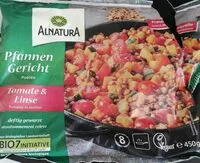 Mängden socker i Poêlée tomate et lentille