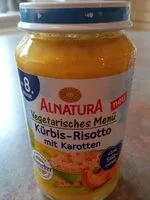Mängden socker i Kürbis-Risotto mit Karotten (vegetarisches Menü)