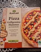 Mängden socker i Pizza Grillgemüse Hummus mit Dinkelboden