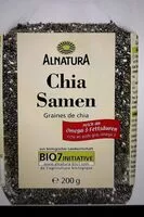 Mängden socker i Graines de chia BIO