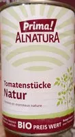 Mängden socker i Tomatenstücke Natur