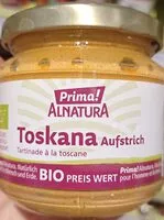 Mängden socker i Toskana Aufstrich